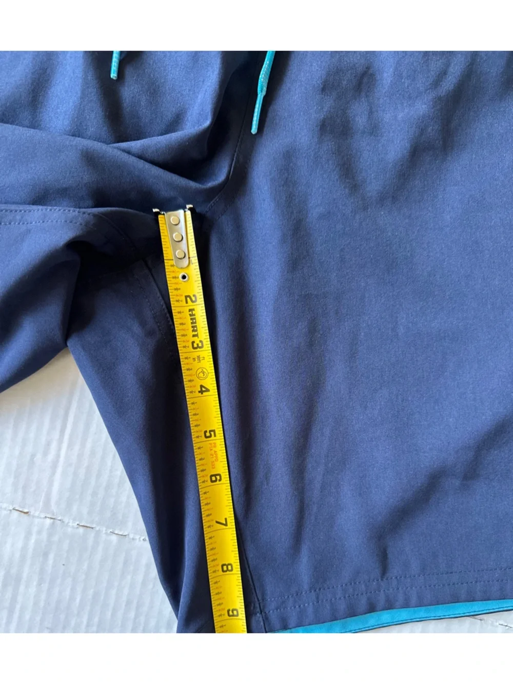 Nike Swim Trunks Mens XXL Turquoise/Blue Lined Pockets‎ Beach